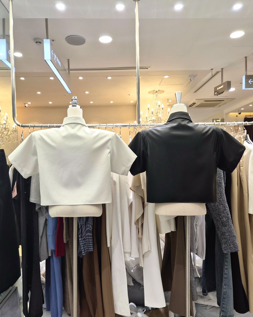 WORK SHOP韓國直郵女裝新款熱賣休閑推薦真品襯衫蕾絲衫Work_shop襯衫/蕾絲衫