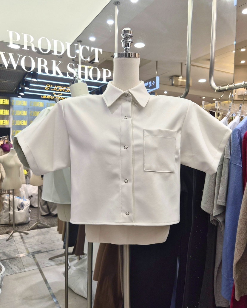 WORK SHOP韓國直郵女裝新款熱賣休閑推薦真品襯衫蕾絲衫Work_shop襯衫/蕾絲衫圖色1