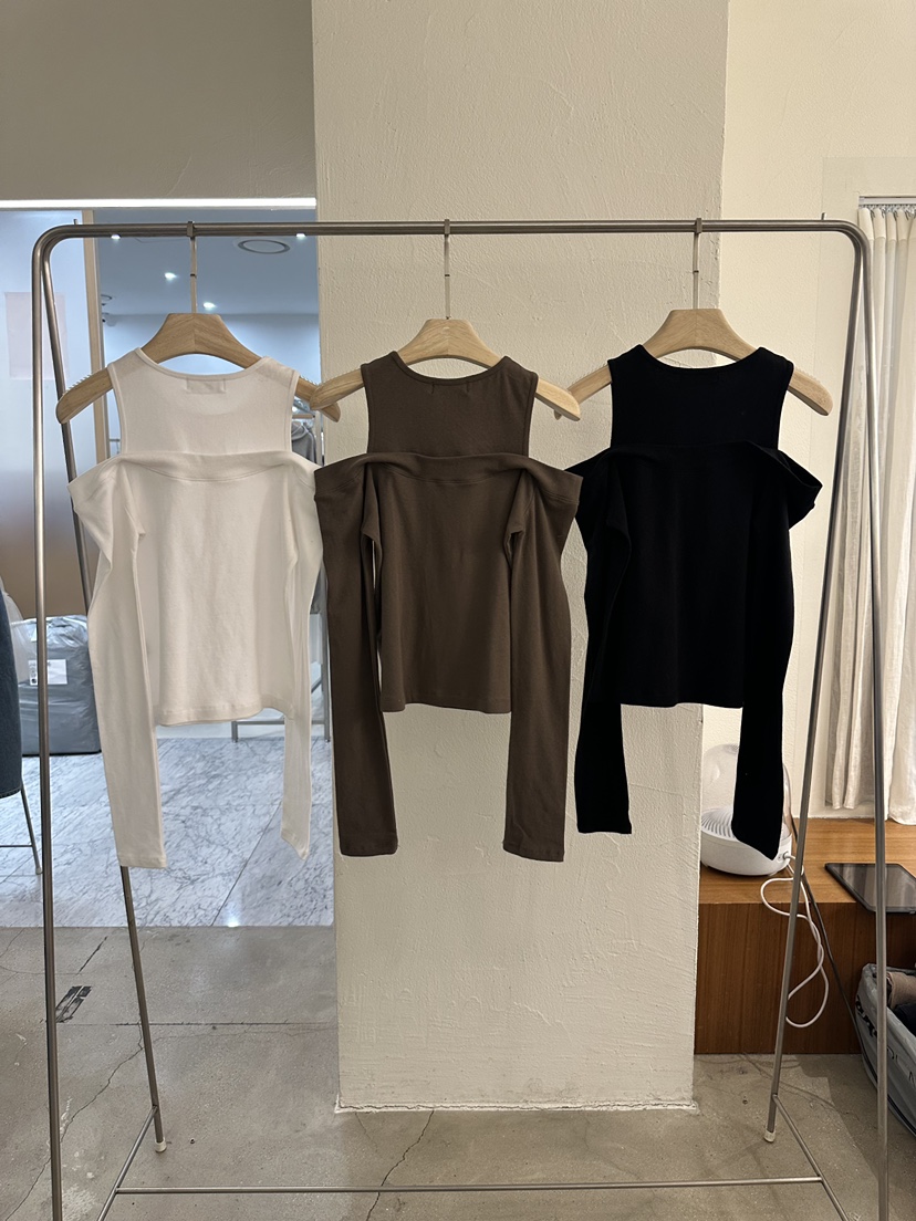 BPLAN東大門代購女士新品熱賣職業26春夏時尚長袖T恤假兩件BPLAN長袖T恤