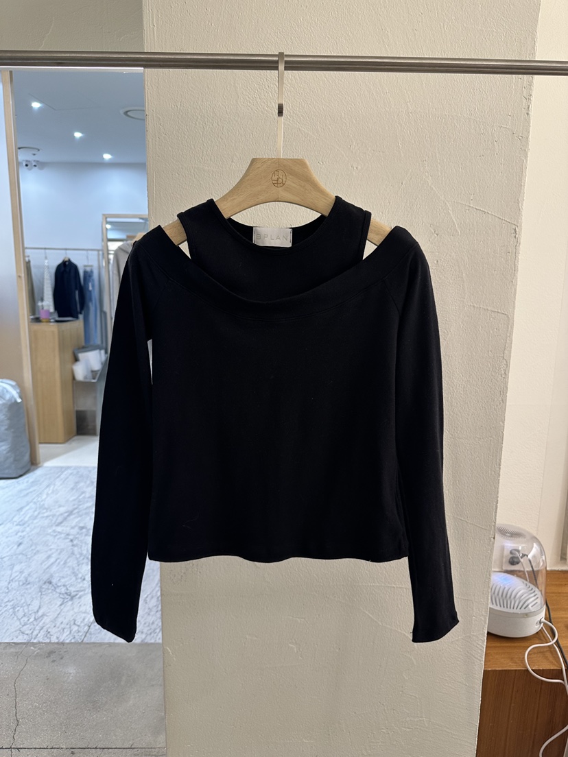 BPLAN東大門代購女士新品熱賣職業26春夏時尚長袖T恤假兩件BPLAN長袖T恤圖色3