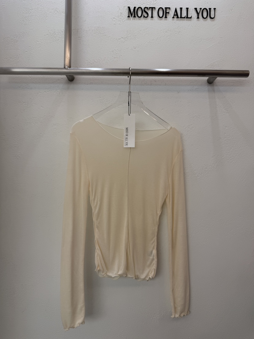 MOST OF ALL U東大門實拍女裝新品時尚休閑推薦長袖T恤MOST OF ALL U長袖T恤圖色2