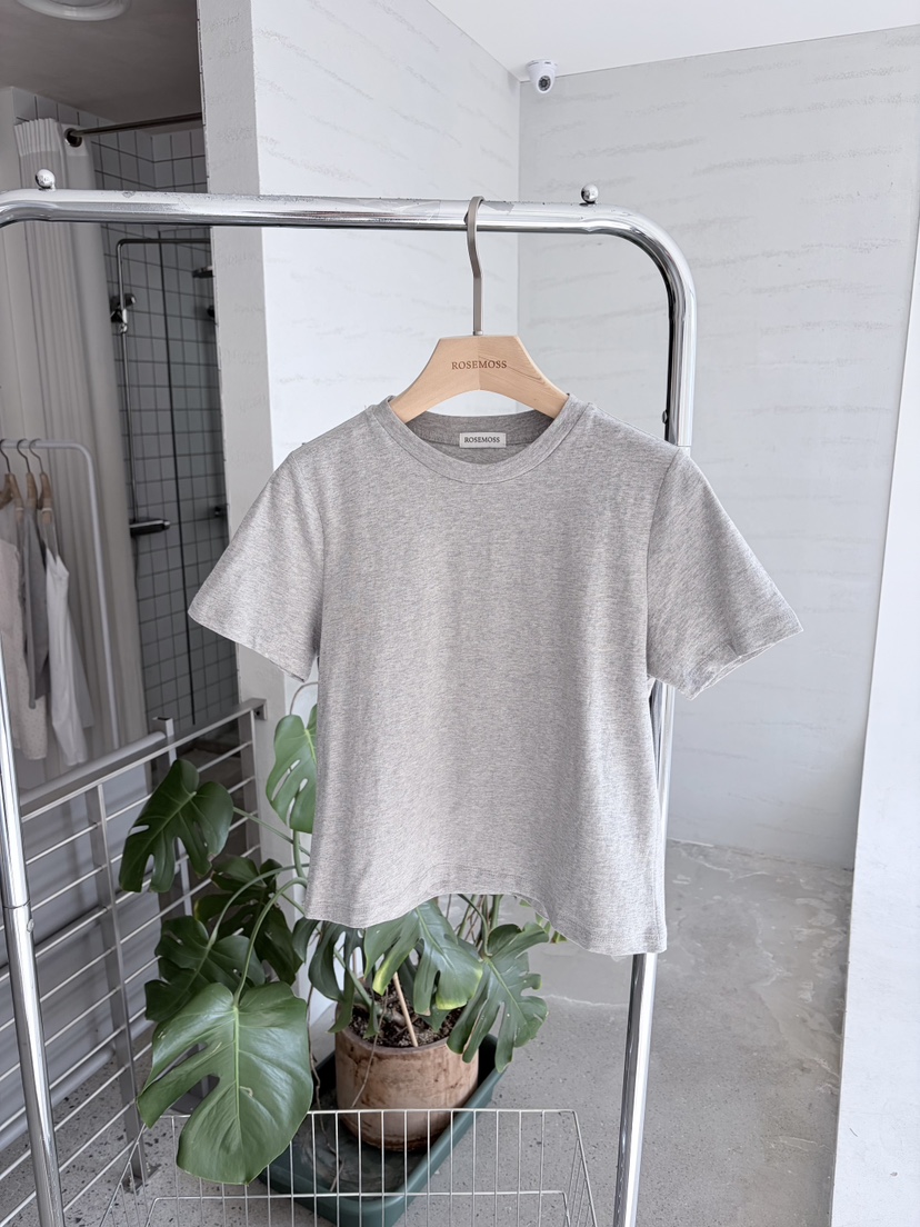 ORDINARYA東大門代購女裝新款時尚休閑人氣26春夏T恤純棉ROESMMOSST恤圖色1