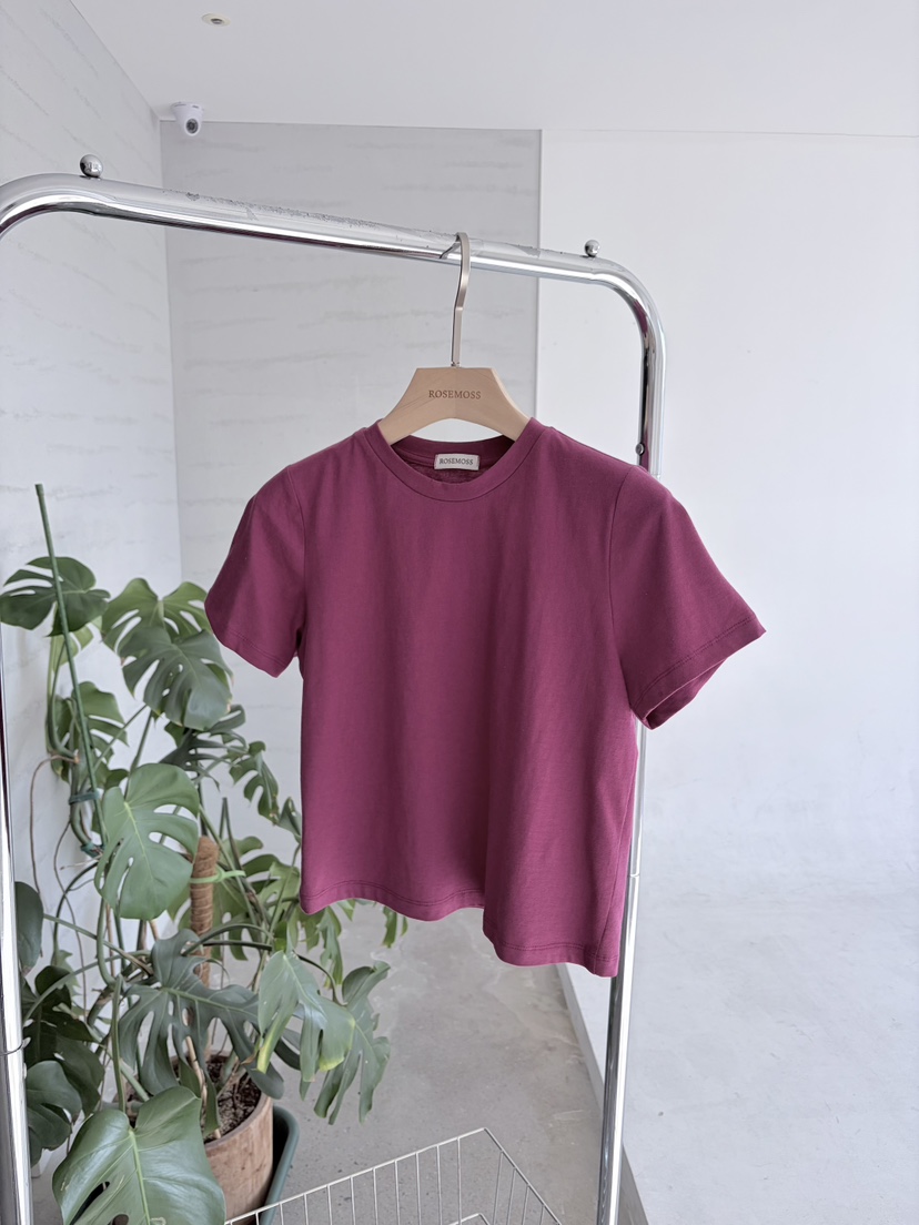 ORDINARYA東大門代購女裝新款時尚休閑人氣26春夏T恤純棉ROESMMOSST恤圖色2
