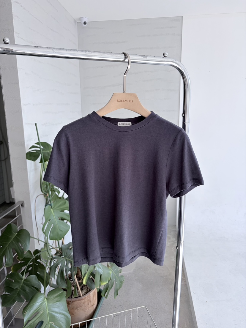 ORDINARYA東大門代購女裝新款時尚休閑人氣26春夏T恤純棉ROESMMOSST恤圖色4