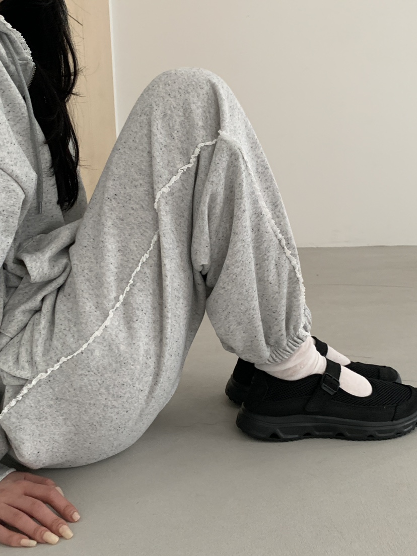 ORDINARYA東大門實拍女裝新品休閑職業26春夏時尚人氣休閑褲ROESMMOSS休閑褲