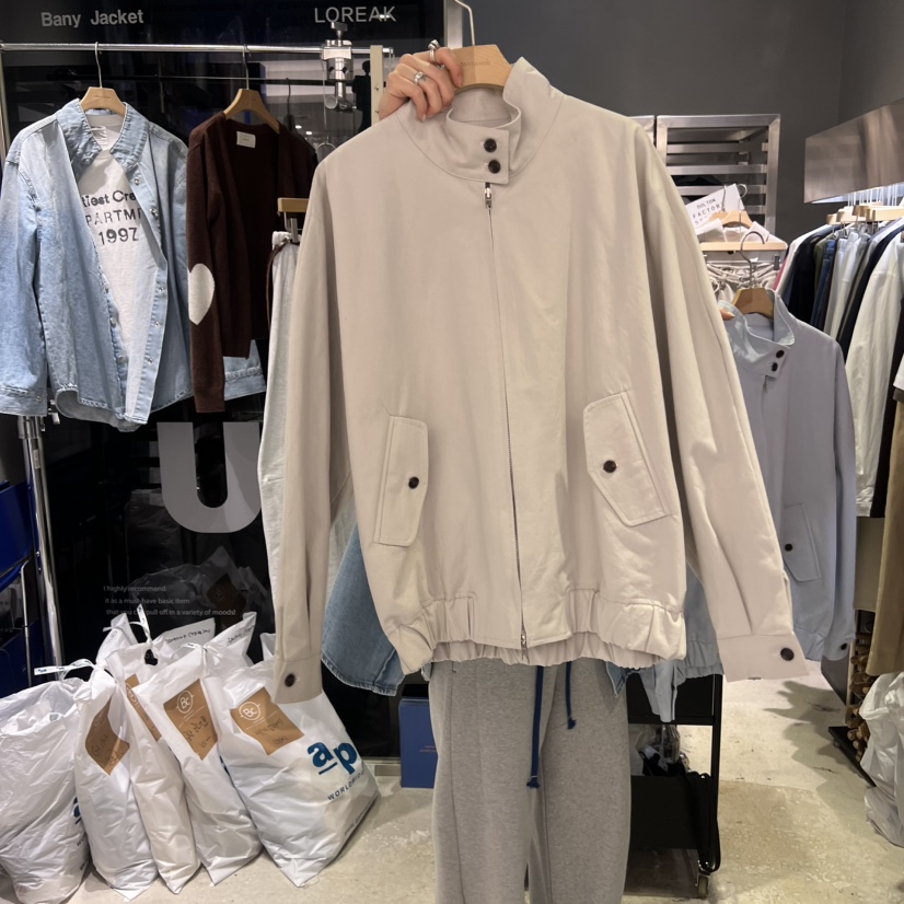BANY ANCO韓國直郵女士新款推薦26春夏休閑職業夾克棉質BANY ANCO夾克圖色2