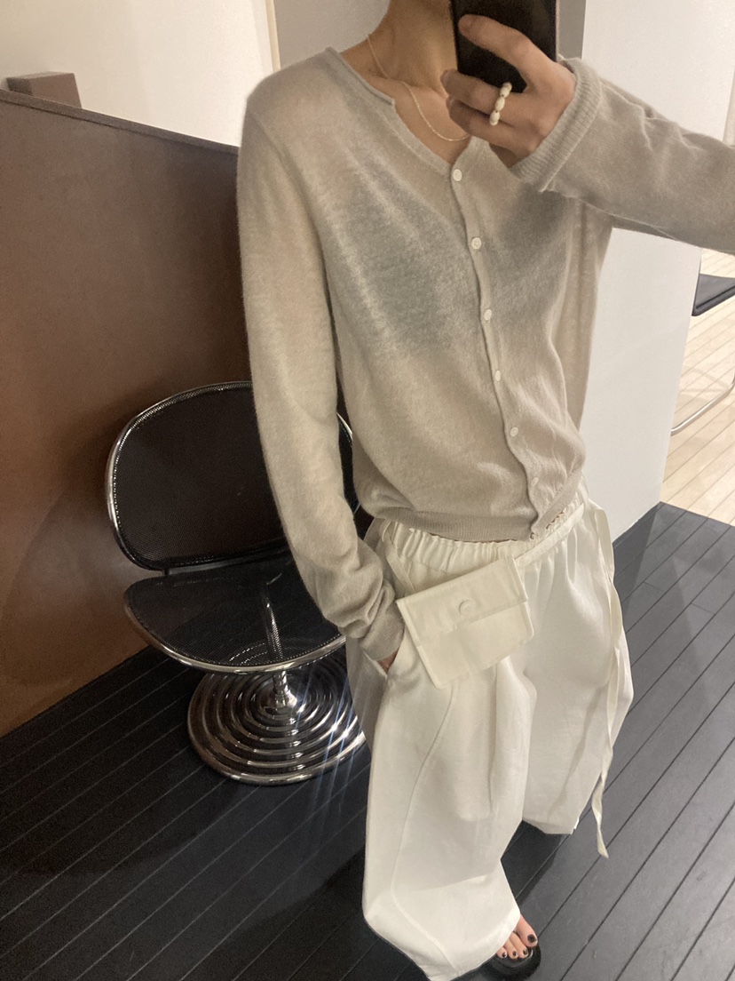 ADDICTED東大門直郵女士新款職業休閑推薦針織衫馬海毛開衫ADDICTED針織衫