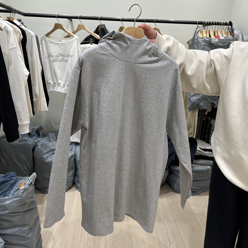 NOTTINGHAM/AVECNOUS東大門直郵女士新品26春夏長袖T恤連帽衫NOTTINGHAM/AVECNOUS長袖T恤圖色3