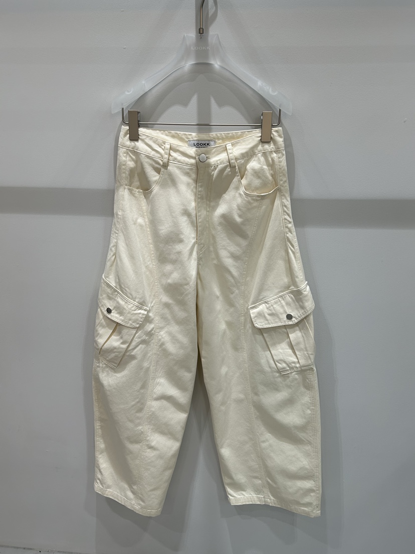 LOOKK/MIMME東大門直郵女裝新款職業真品休閑褲工裝褲口袋LOOKK/MIMME休閑褲圖色1