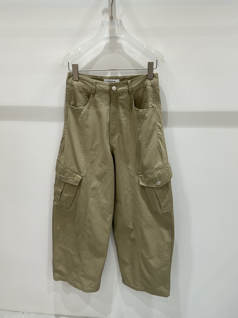 LOOKK/MIMME東大門直郵女裝新款職業真品休閑褲工裝褲口袋LOOKK/MIMME休閑褲圖色2