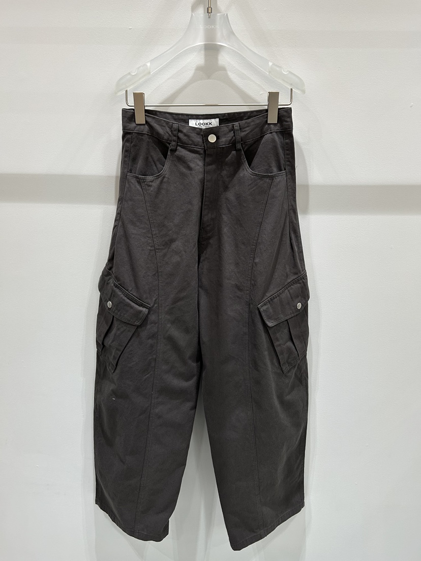 LOOKK/MIMME東大門直郵女裝新款職業真品休閑褲工裝褲口袋LOOKK/MIMME休閑褲圖色3