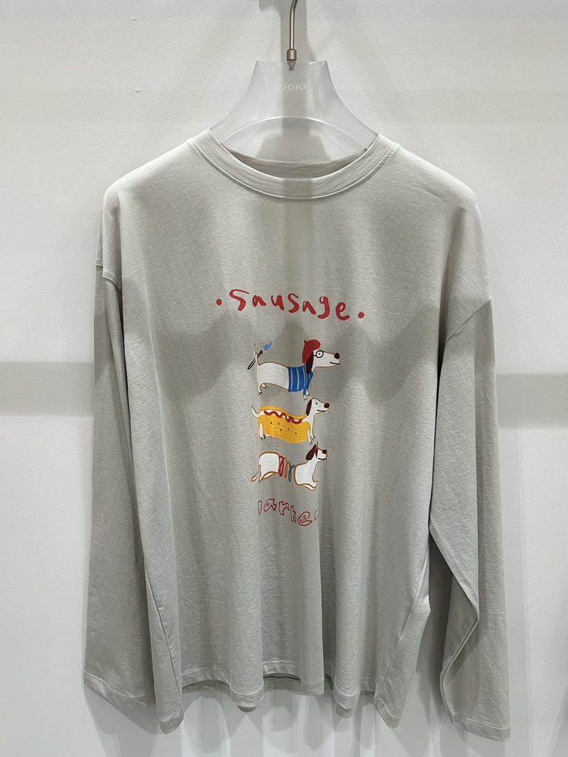 LOOKK/MIMME東大門實拍女裝新款時尚熱賣人氣職業長袖T恤LOOKK/MIMME長袖T恤圖色3