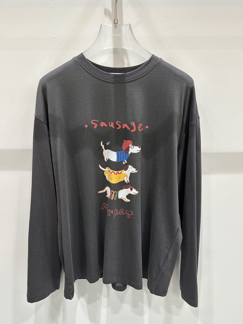 LOOKK/MIMME東大門實拍女裝新款時尚熱賣人氣職業長袖T恤LOOKK/MIMME長袖T恤圖色4