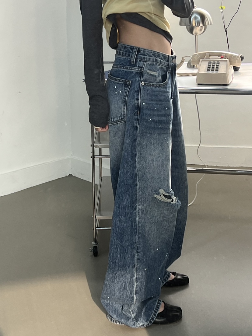 ADDICTED東大門直郵女士新品推薦人氣熱賣時尚職業牛仔褲ADDICTED牛仔褲