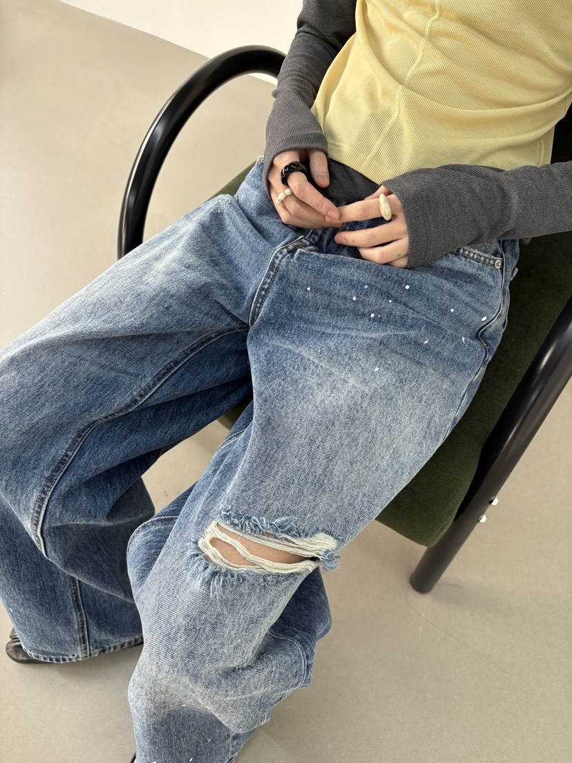 ADDICTED東大門直郵女士新品推薦人氣熱賣時尚職業牛仔褲ADDICTED牛仔褲