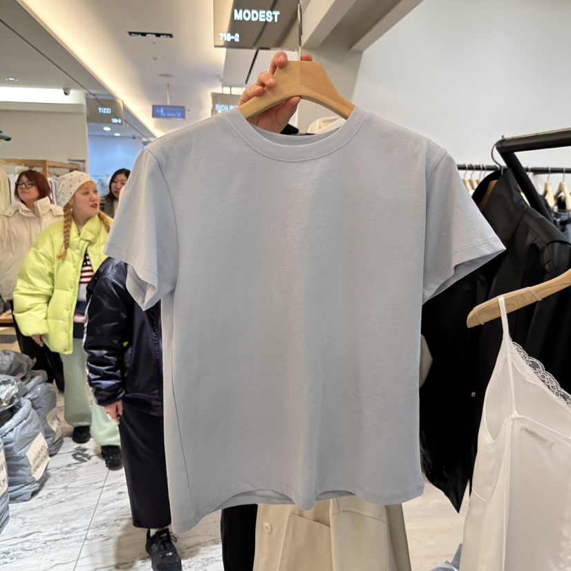 NOTTINGHAM/AVECNOUS韓國代購女士新品26春夏職業時尚T恤NOTTINGHAM/AVECNOUST恤圖色5