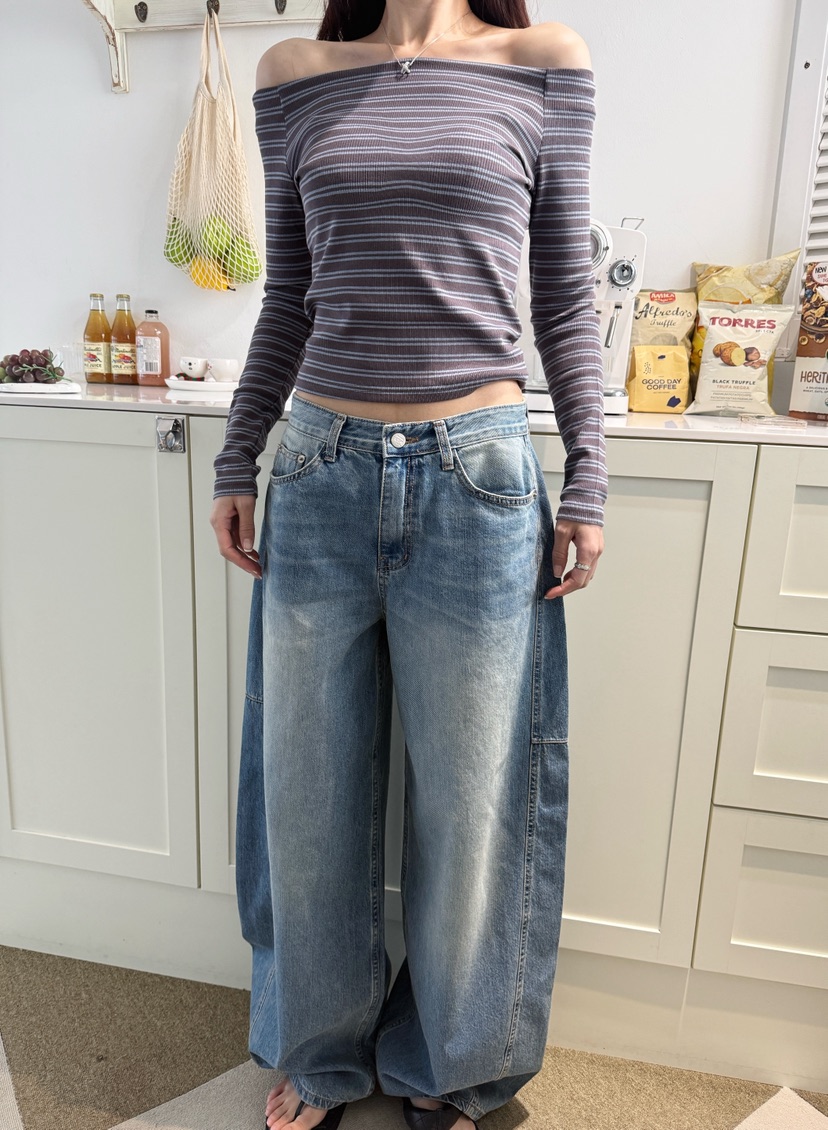 LUMIPLE東大門代購女裝新款休閑時尚26春夏推薦熱賣牛仔褲LUMIPLE牛仔褲