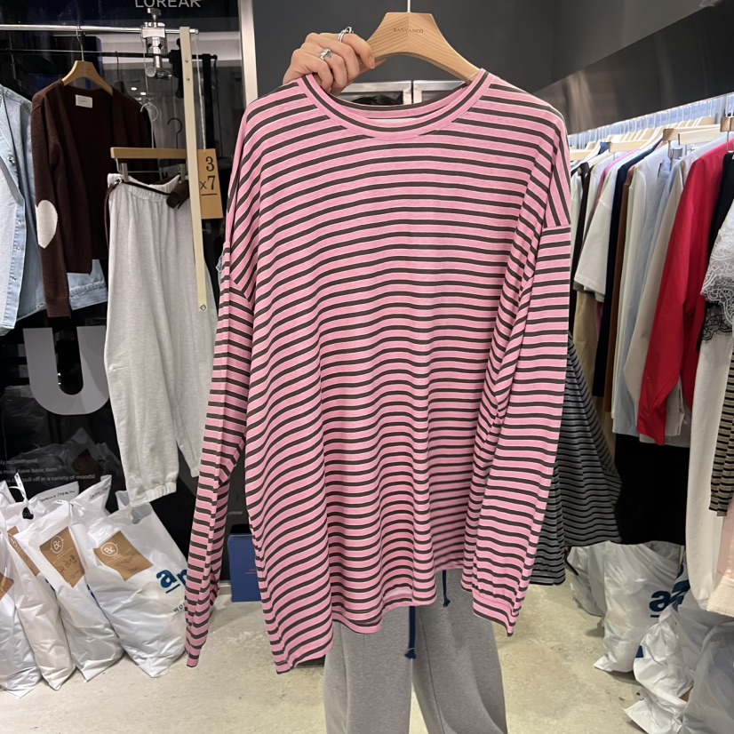 BANY ANCO東大門直郵女裝新品人氣時尚推薦26春夏長袖T恤BANY ANCO長袖T恤圖色2