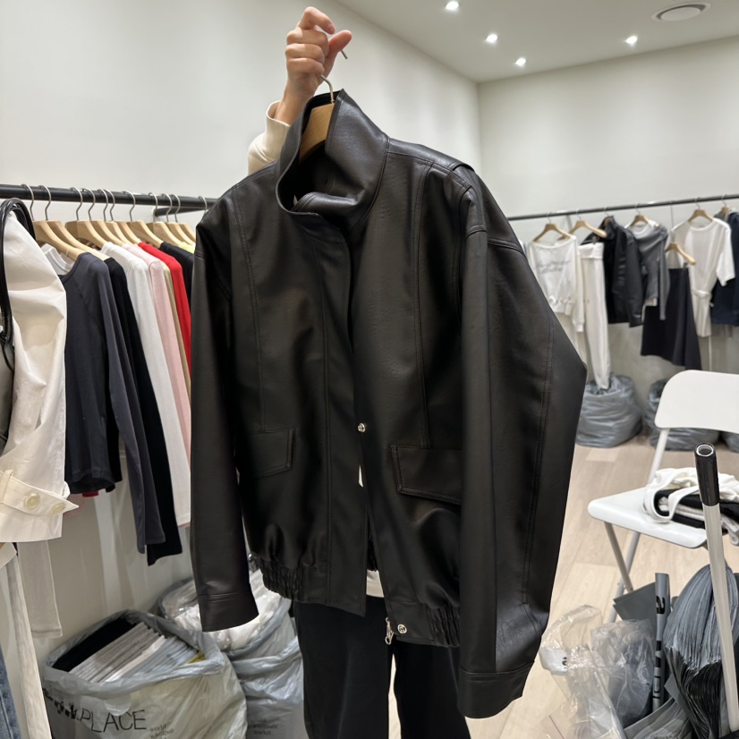 NOTTINGHAM/AVECNOUS東大門代購女士新品推薦職業夾克高領NOTTINGHAM/AVECNOUS夾克圖色2