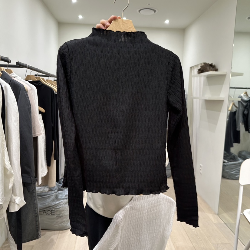 NOTTINGHAM/AVECNOUS東大門直郵女裝新品職業休閑長袖T恤NOTTINGHAM/AVECNOUS長袖T恤圖色2