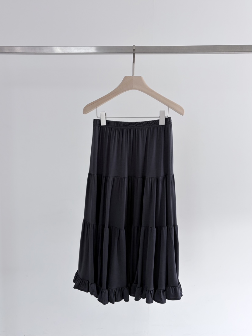 ORDINARYA東大門實拍女士新品26春夏熱賣時尚推薦長裙褶皺ROESMMOSS長裙