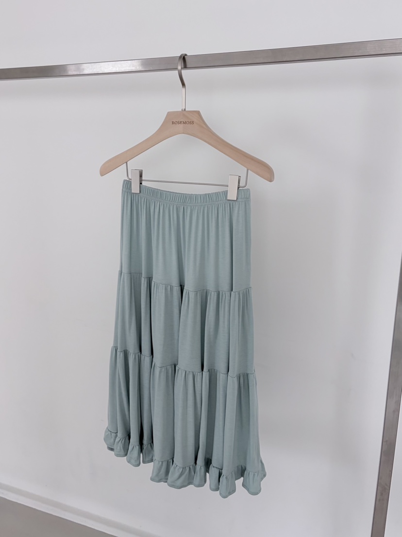 ORDINARYA東大門實拍女士新品26春夏熱賣時尚推薦長裙褶皺ROESMMOSS長裙圖色3