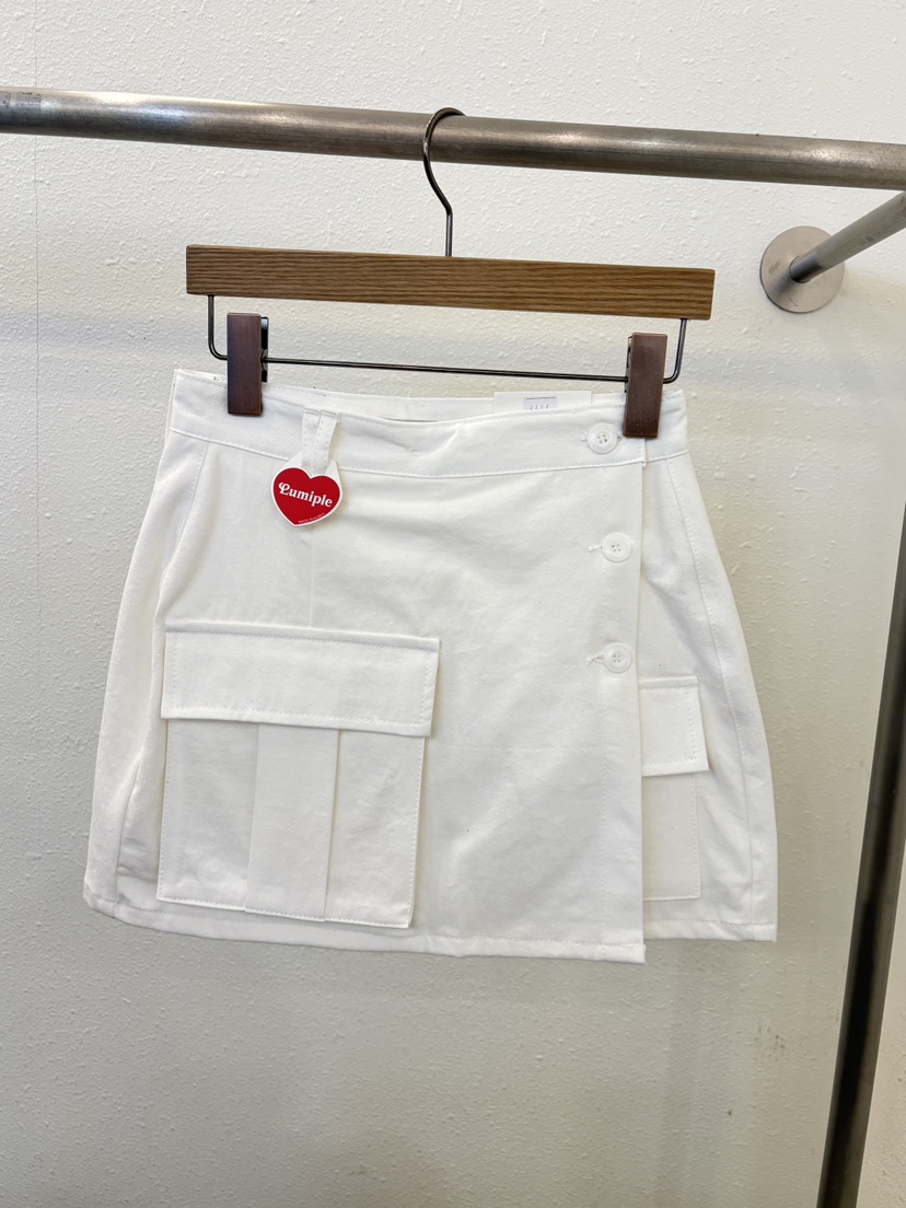 LUMIPLE韓國代購女士新款職業人氣熱賣休閑真品時尚推薦短裙LUMIPLE短裙圖色1