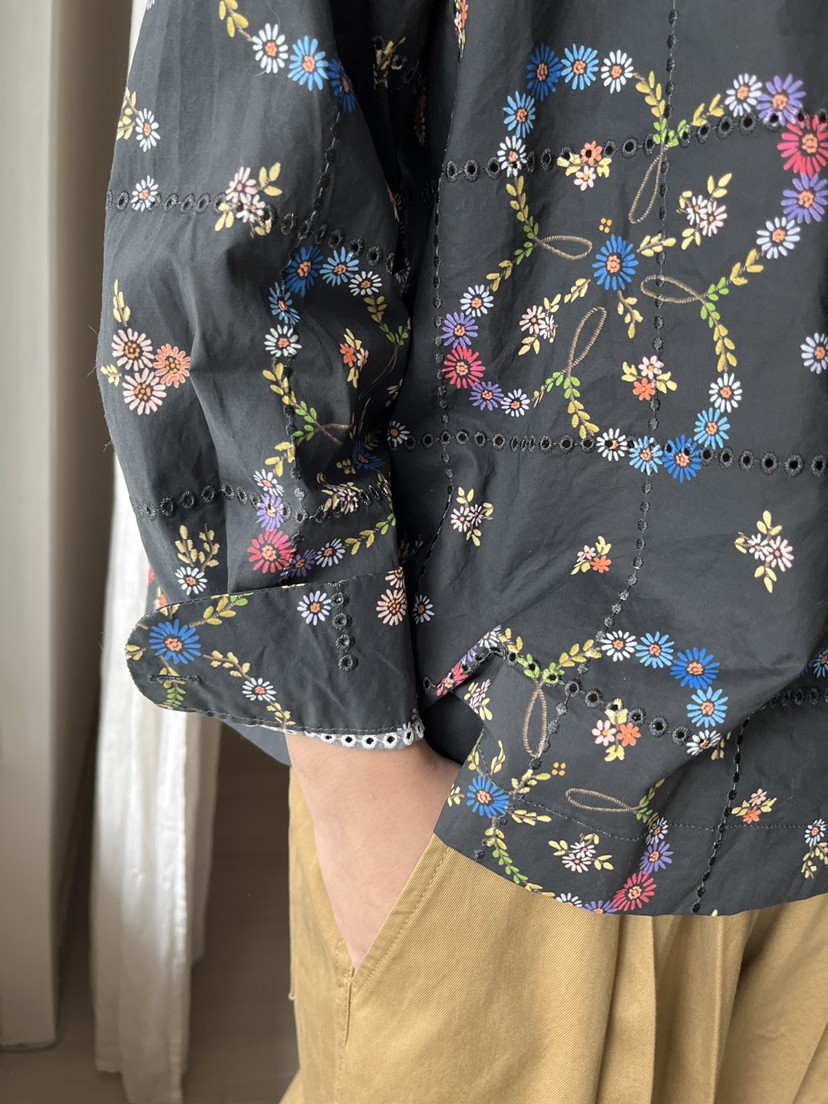 AT NOTE東大門代購女裝新品26春夏休閑襯衫蕾絲衫刺繡繡花AT NOTE襯衫/蕾絲衫