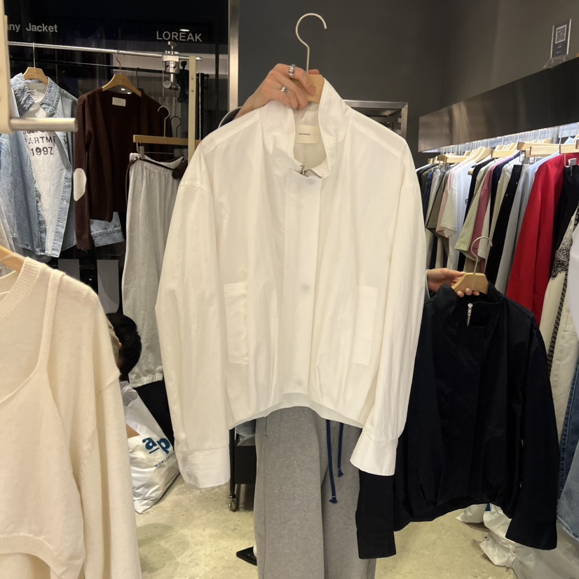 BANY ANCO韓國直郵女士新品時尚真品人氣休閑推薦夾克高領BANY ANCO夾克圖色1