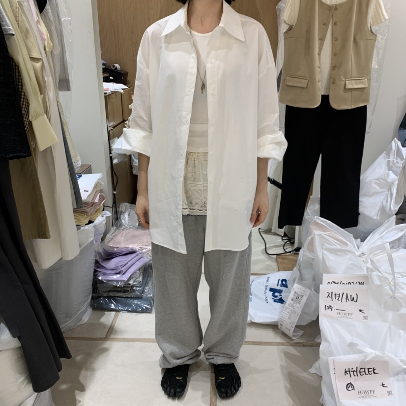 HOWFF東大門直郵女士新品真品熱賣時尚26春夏襯衫蕾絲衫柔軟HOWFF襯衫/蕾絲衫圖色1