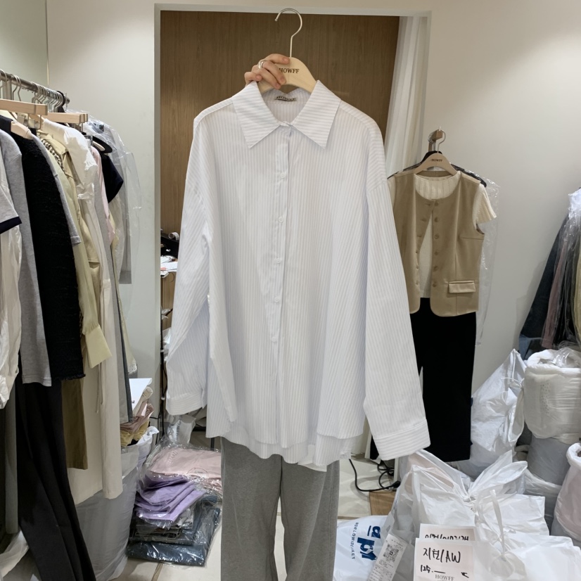 HOWFF東大門直郵女士新品真品熱賣時尚26春夏襯衫蕾絲衫柔軟HOWFF襯衫/蕾絲衫圖色2