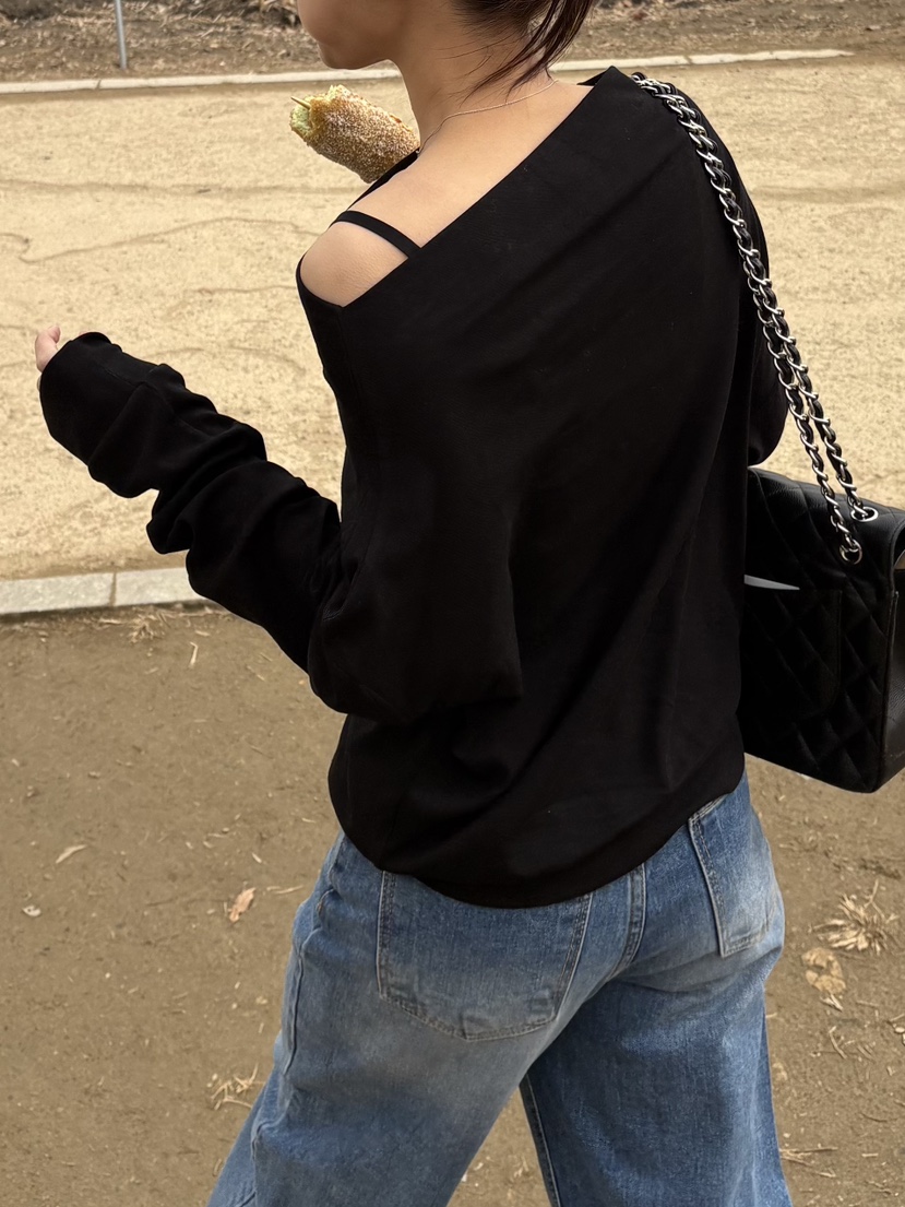 ADDICTED東大門代購女裝新款職業推薦26春夏人氣休閑長袖T恤ADDICTED長袖T恤