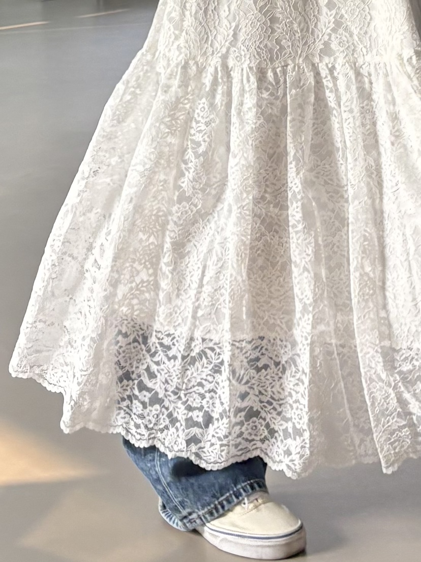 ADDICTED東大門代購女裝新款真品時尚推薦連衣裙蕾絲長款ADDICTED連衣裙