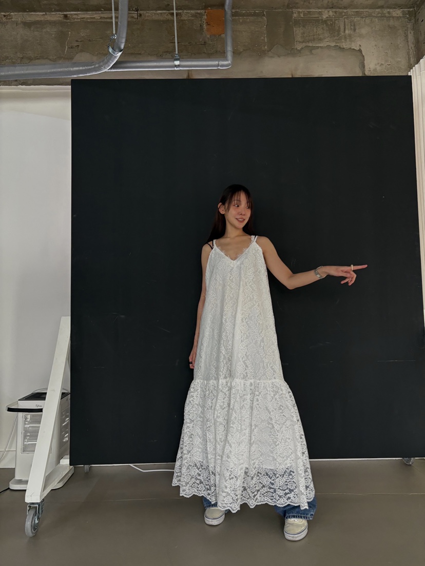 ADDICTED東大門代購女裝新款真品時尚推薦連衣裙蕾絲長款ADDICTED連衣裙