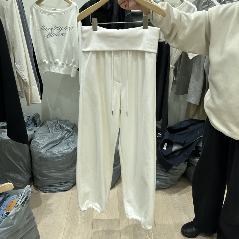 NOTTINGHAM/AVECNOUS韓國直郵女裝新品時尚職業26春夏休閑褲NOTTINGHAM/AVECNOUS休閑褲圖色1