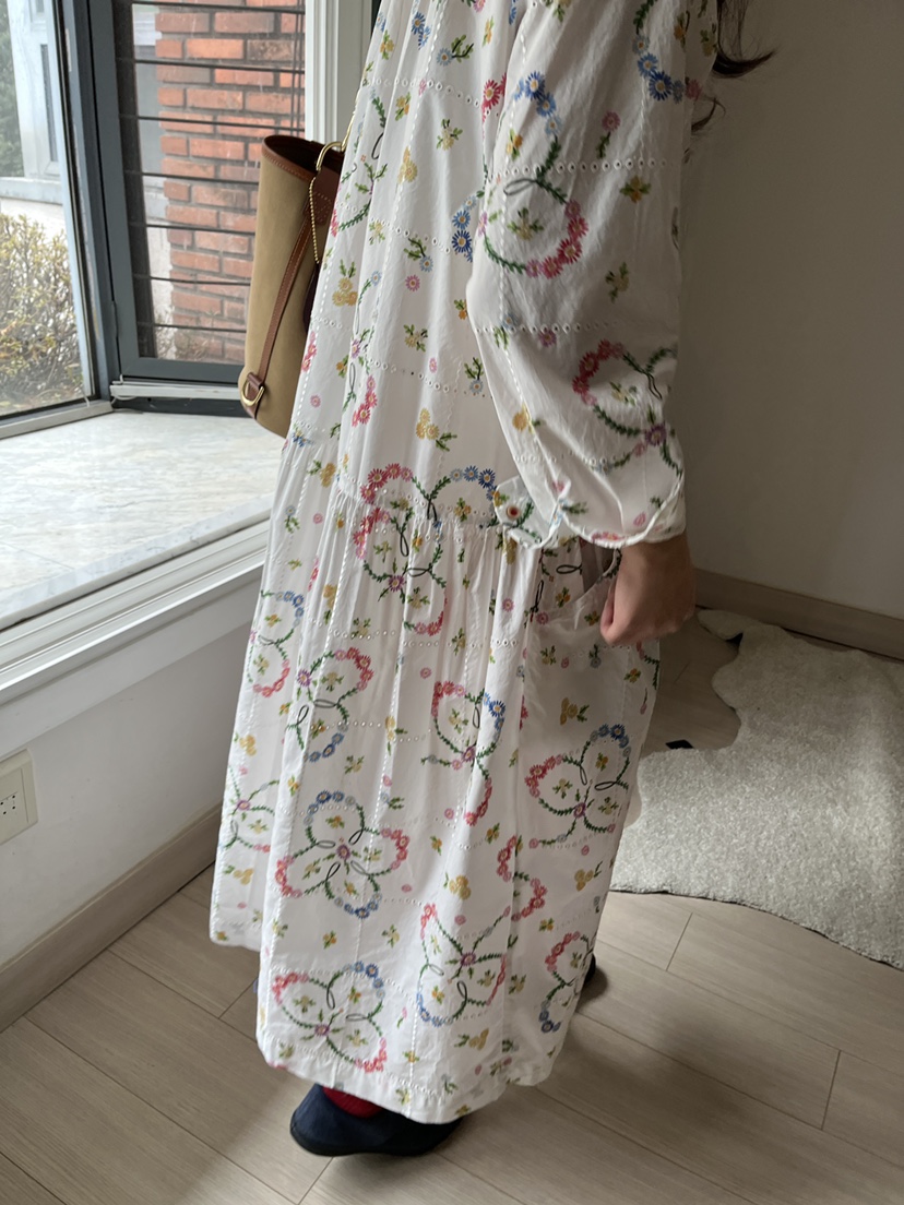 AT NOTE東大門實拍女士新款真品熱賣時尚26春夏連衣裙花朵AT NOTE連衣裙