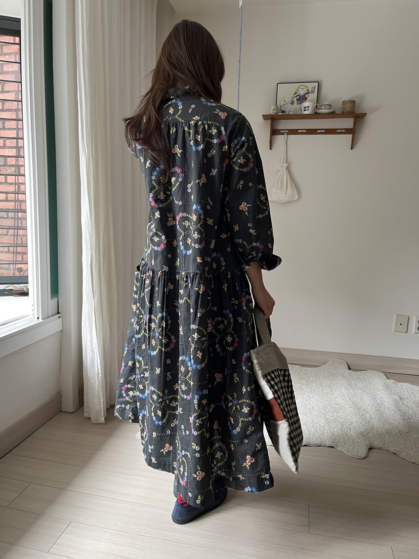 AT NOTE東大門實拍女士新款真品熱賣時尚26春夏連衣裙花朵AT NOTE連衣裙