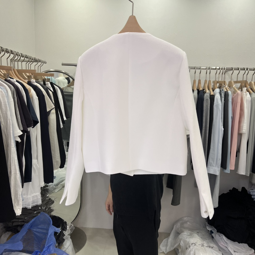 LELEN東大門代購女士新款時尚26春夏職業人氣休閑夾克粗花呢LELEN夾克