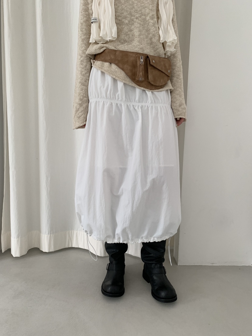 ORDINARYA韓國代購女裝新款時尚26春夏職業熱賣真品休閑長裙ROESMMOSS長裙