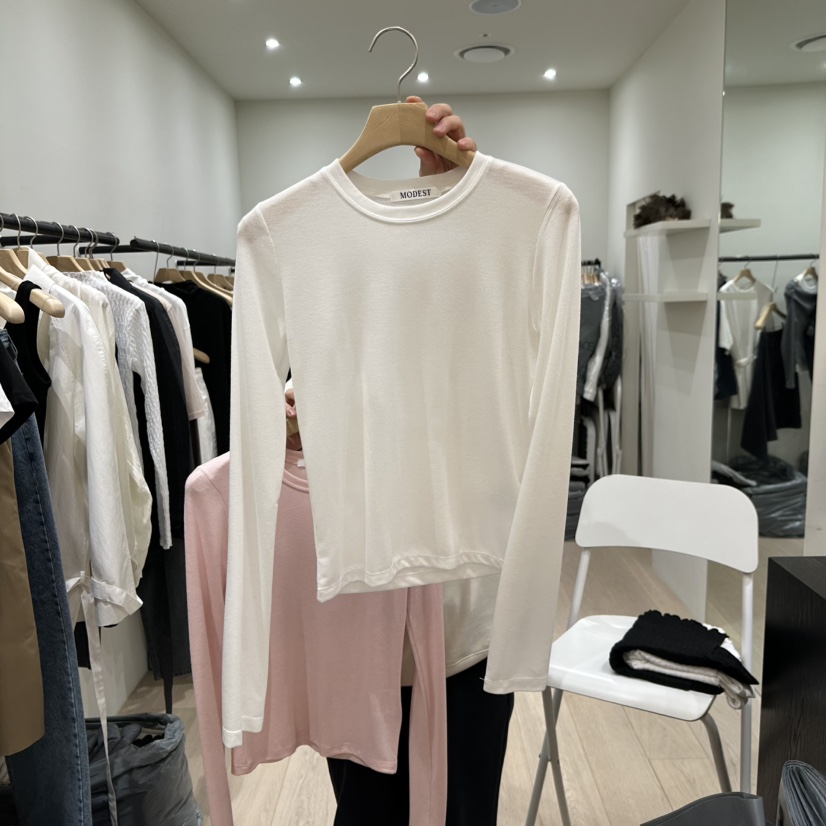 NOTTINGHAM/AVECNOUS東大門實拍女士新款休閑時尚長袖T恤NOTTINGHAM/AVECNOUS長袖T恤圖色1