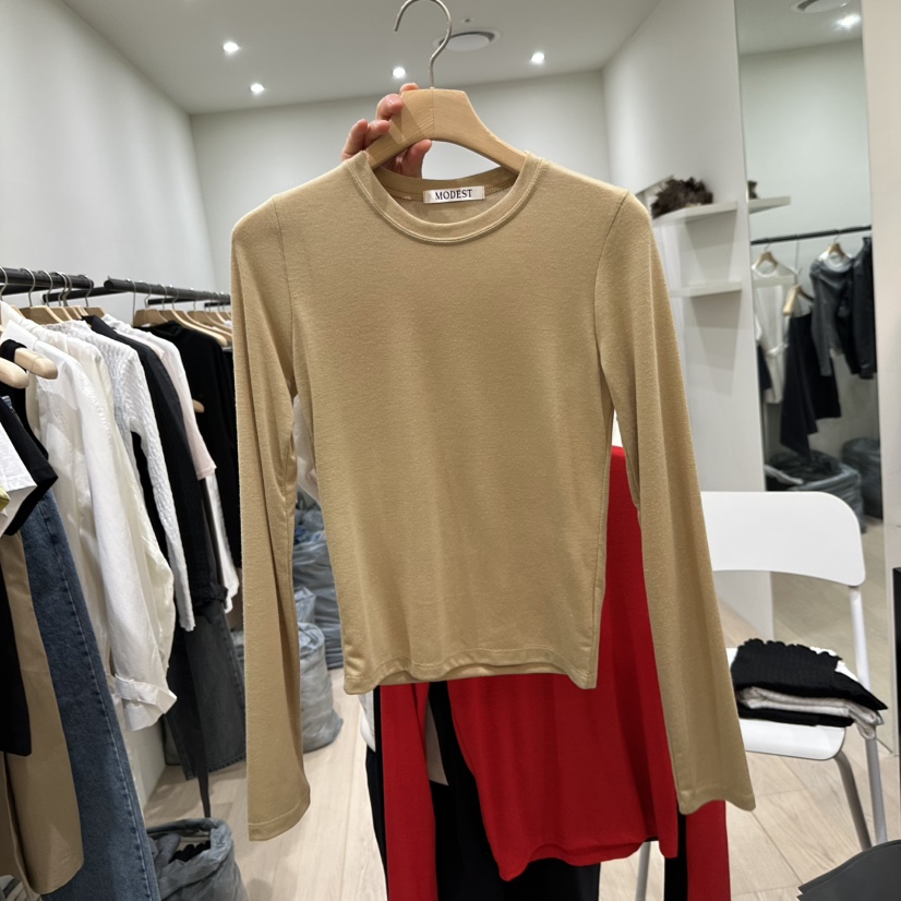 NOTTINGHAM/AVECNOUS東大門實拍女士新款休閑時尚長袖T恤NOTTINGHAM/AVECNOUS長袖T恤圖色3