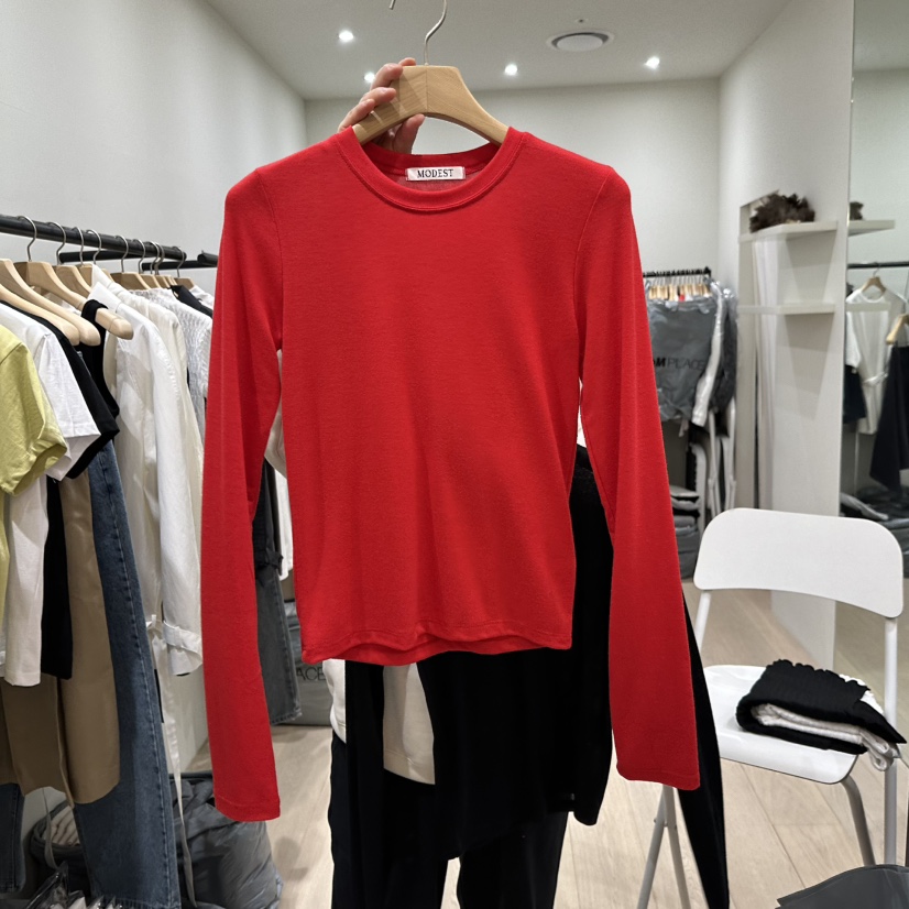 NOTTINGHAM/AVECNOUS東大門實拍女士新款休閑時尚長袖T恤NOTTINGHAM/AVECNOUS長袖T恤圖色4