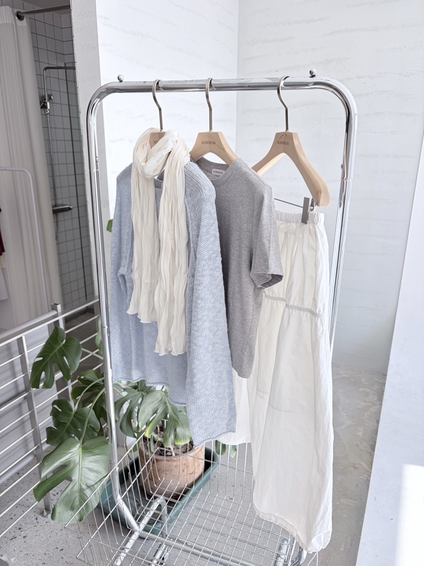 ORDINARYA東大門代購女裝新品熱賣時尚真品人氣針織衫船領ROESMMOSS針織衫