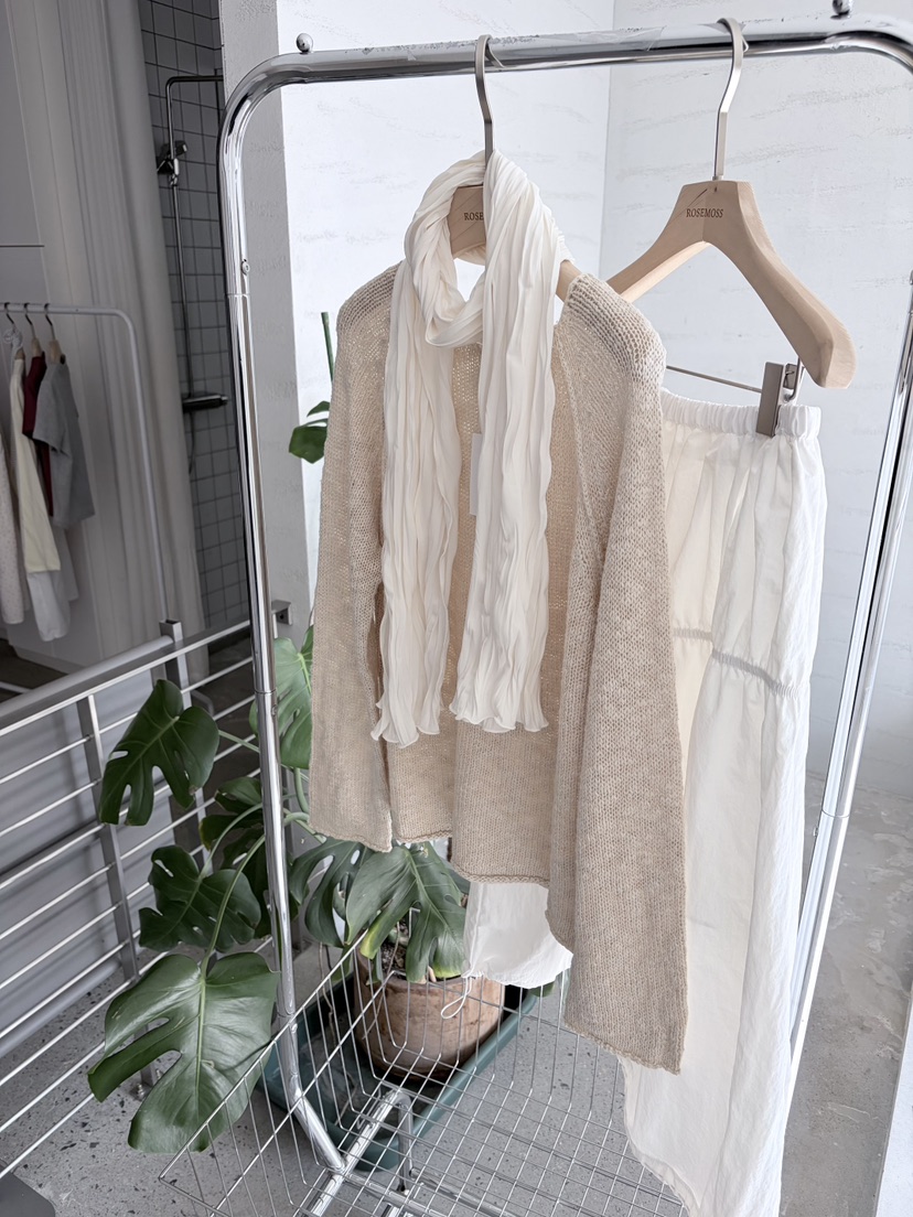 ORDINARYA東大門代購女裝新品熱賣時尚真品人氣針織衫船領ROESMMOSS針織衫