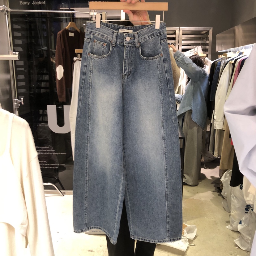 BANY ANCO韓國代購女士新品熱賣推薦時尚職業休閑牛仔褲BANY ANCO牛仔褲圖色1