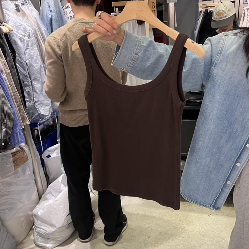 BANY ANCO韓國代購女裝新品休閑時尚人氣熱賣真品吊帶背心BANY ANCO吊帶/背心圖色2