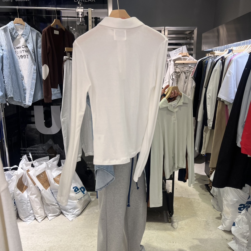 BANY ANCO東大門直郵女士新款真品人氣推薦26春夏長袖T恤天絲BANY ANCO長袖T恤