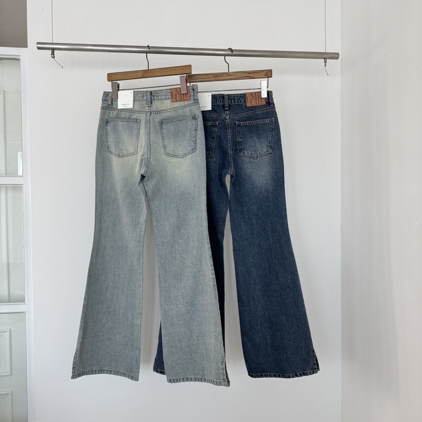 LUMIPLE東大門代購女士新品休閑職業人氣推薦真品26春夏牛仔褲LUMIPLE牛仔褲