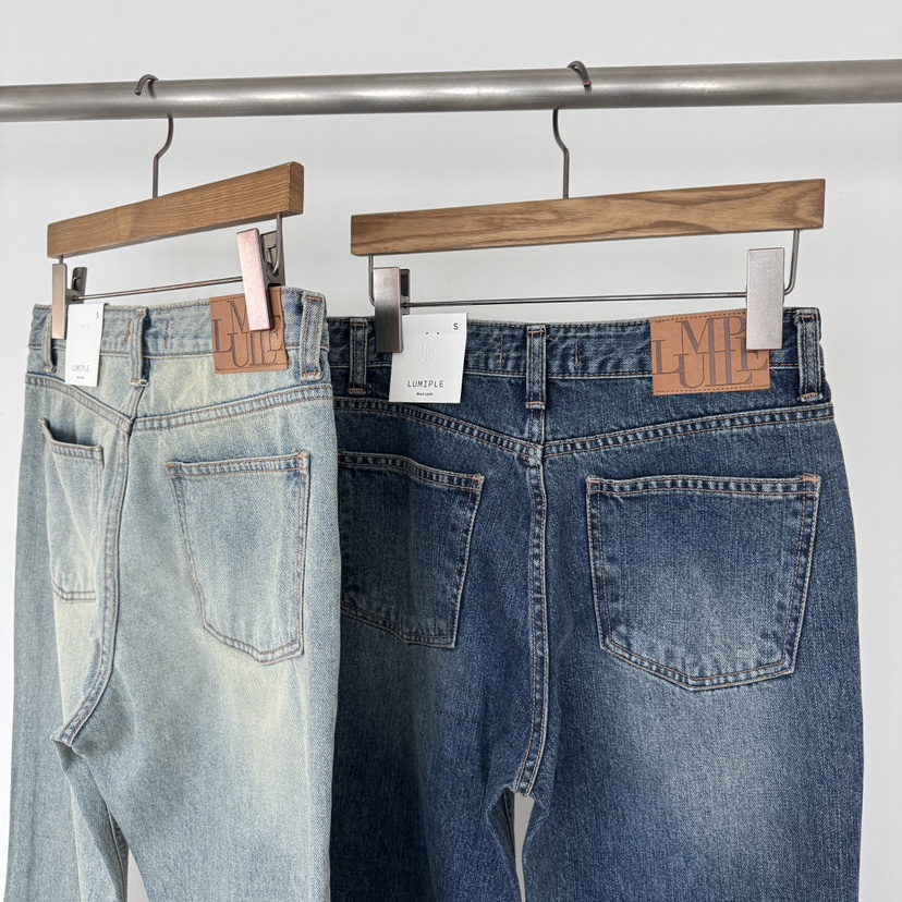 LUMIPLE東大門代購女士新品休閑職業人氣推薦真品26春夏牛仔褲LUMIPLE牛仔褲
