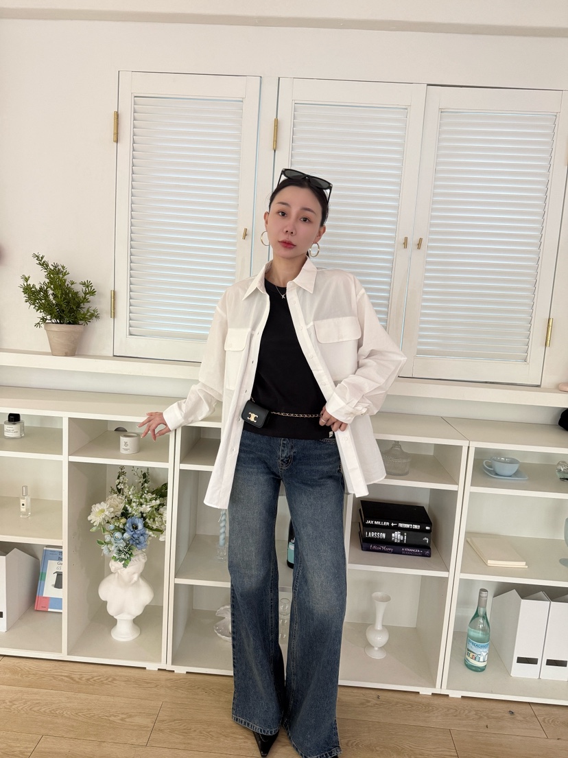 LUMIPLE東大門代購女士新品休閑職業人氣推薦真品26春夏牛仔褲LUMIPLE牛仔褲